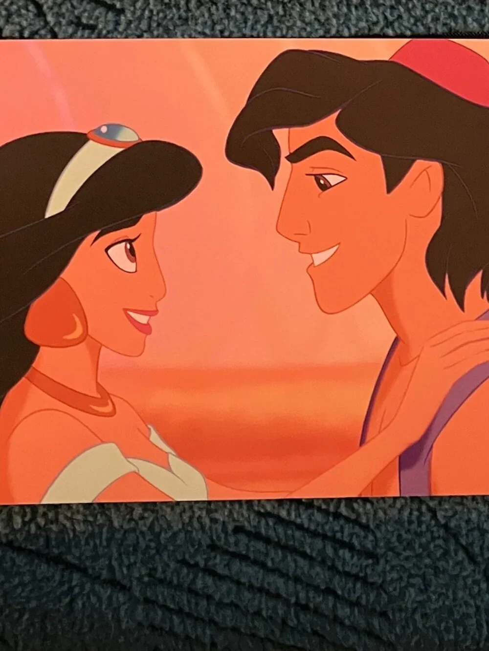 Vintage Walt Disney/Pixar Postcards (Set of 3, Snow White, Nemo, Aladdin)
